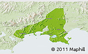 Physical 3D Map of Haifeng, lighten