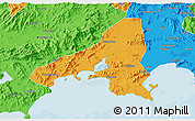Political 3D Map of Haifeng