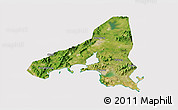 Satellite 3D Map of Haifeng, cropped outside