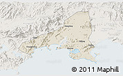 Shaded Relief 3D Map of Haifeng, lighten