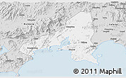 Silver Style 3D Map of Haifeng