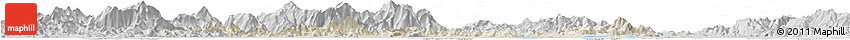 Shaded Relief Horizon Map of Haifeng, desaturated Shaded Relief Horizon Map of Haifeng, desaturated