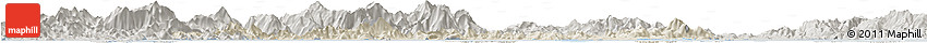Shaded Relief Horizon Map of Haifeng, semi-desaturated Shaded Relief Horizon Map of Haifeng, semi-desaturated