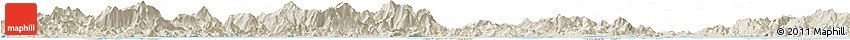 Shaded Relief Horizon Map of Haifeng