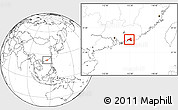 Blank Location Map of Haifeng
