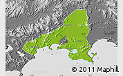 Physical Map of Haifeng, desaturated