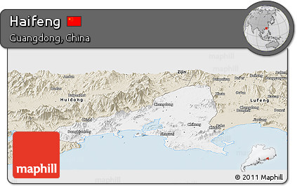 Classic Style Panoramic Map of Haifeng