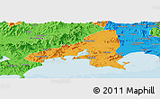 Political Panoramic Map of Haifeng