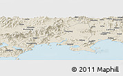 Shaded Relief Panoramic Map of Haifeng