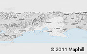 Silver Style Panoramic Map of Haifeng