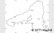 Blank Simple Map of Haifeng, cropped outside
