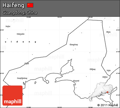 Blank Simple Map of Haifeng