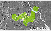 Physical 3D Map of Heshan, desaturated
