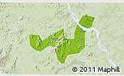Physical 3D Map of Heshan, lighten