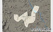 Shaded Relief Map of Heshan, darken