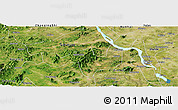 Satellite Panoramic Map of Heshan