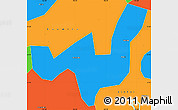 Political Simple Map of Heshan