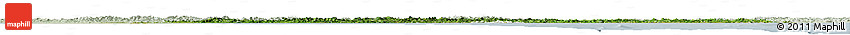 Satellite Horizon Map of Guangdong, lighten
