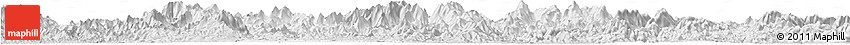 Silver Style Horizon Map of Huaiji