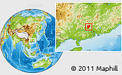 Physical Location Map of Huaiji