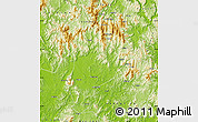 Physical Map of Huaiji