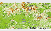 Physical Panoramic Map of Huaiji
