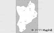 Gray Simple Map of Huaiji