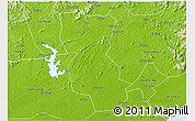 Physical 3D Map of Huazhou