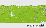 Physical Panoramic Map of Huazhou