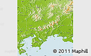 Physical Map of Huidong