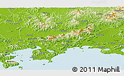 Physical Panoramic Map of Huidong
