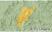 Savanna Style 3D Map of Jiaoling