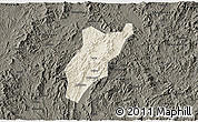 Shaded Relief 3D Map of Jiaoling, darken