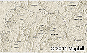 Shaded Relief 3D Map of Jiaoling