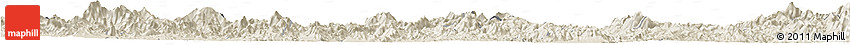 Shaded Relief Horizon Map of Jiaoling