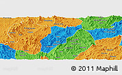 Political Panoramic Map of Jiaoling