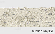 Shaded Relief Panoramic Map of Jiaoling