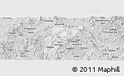 Silver Style Panoramic Map of Jiaoling