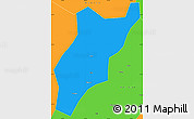 Political Simple Map of Jiaoling