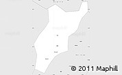 Silver Style Simple Map of Jiaoling