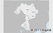 Gray 3D Map of Kaiping, single color outside
