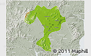 Physical 3D Map of Kaiping, lighten, semi-desaturated