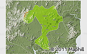 Physical 3D Map of Kaiping, semi-desaturated