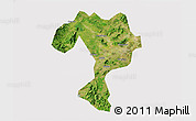 Satellite 3D Map of Kaiping, cropped outside