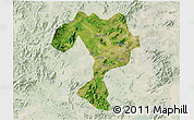Satellite 3D Map of Kaiping, lighten