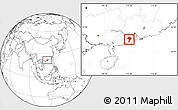 Blank Location Map of Kaiping