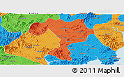 Political Panoramic Map of Kaiping