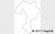 Blank Simple Map of Kaiping, cropped outside, no labels