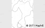 Blank Simple Map of Kaiping, no labels