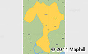 Savanna Style Simple Map of Kaiping